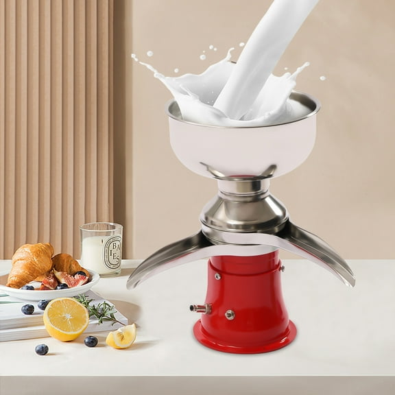 Electric Milk Cream Separator with 5L Capacity, High-Speed 10,500 RPM, Food-Grade Stainless Steel for Efficient Cream and Skim Milk Separation