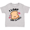 thumbnail image 3 of Inktastic I Loaf You a Lot with Cute Bread Clip Art Boys or Girls Toddler T-Shirt, 3 of 5