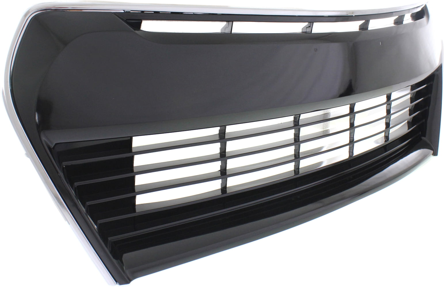 Bumper Grille Compatible With 2014-2016 Toyota Corolla Front Black