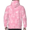 thumbnail image 7 of Naloa Breast Cancer Awareness Men's Casual Hooded Collar Drawstring Hoodies Pullover Sweatshirts Casual Long Sleeve Shirts-Small, 7 of 7