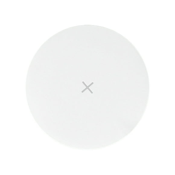Cargador inalámbrico de 15W Base antideslizante Cargador de luz LED Carga rápida Reemplazo de la base de carga para iPhone 12, Blanco Scienceny EL000608-01B