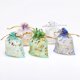 thumbnail image 4 of Bolsas de embalaje de regalo de gasa, bolsas baratas, bolsas de embalaje de joyería, bolsas de Organza dibujables de boda, oro rosa, Navidad, 50 piezas, 4 of 4