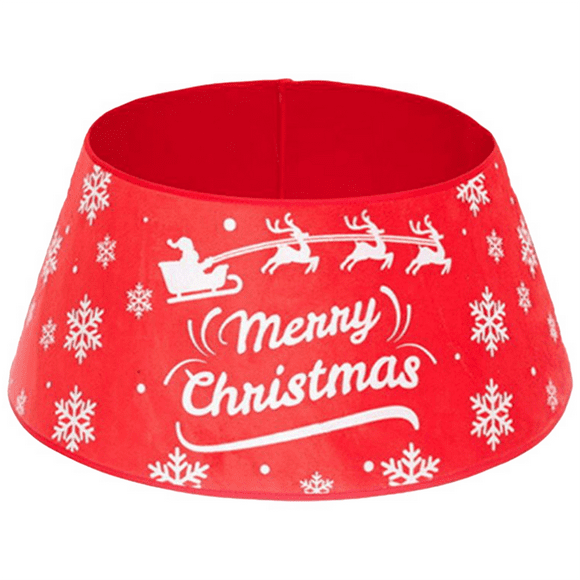 Christmas Tree Decor Surround Base Cover Skirt Foot Colorful Ornament Cartoon for Home Xmas Tree Skirt Party,C