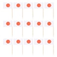 thumbnail image 1 of 200pcs Disposable Food Flag Picks Cocktail Toppers Decorative Fruit Toothpicks, 1 of 7
