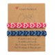 thumbnail image 1 of Pulseras de la amistad con forma de corazón, color rosa, mejores amigos, distancia a juego para mujeres, niñas, San Valentín, parejas, familia, 1 of 3