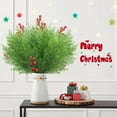 thumbnail image 3 of Pakyozj 72PCS Artificial Pine Branches, Spring Greenery Stems Faux Pine Branches, Fake Christmas Pine DIY Cedar Picks for Holiday Garland Wreath Vase Craft Home Kitchen Garden Decorations, 3 of 7