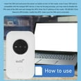 thumbnail image 4 of Mobile WiFi Hotspot, 4G LTE Mobile Hotspot 300Mbps High Speed Transfer Rate Professional  for Travel, 4 of 8