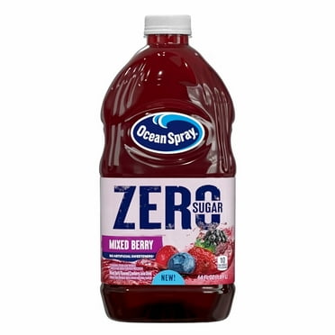Ocean Spray Zero Sugar Mixed Berry Juice Drink 64 fl oz (Pack of 4)
