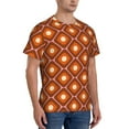 thumbnail image 2 of Bixox Men's 60s and 70s Aesthetic Printed Short Sleeve Skinny Athletic T-Shirt, 2 of 6