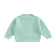 thumbnail image 1 of POINTERTECK Tricot à Manches Longues pour Enfants Fille Garçon Chandail Col Rond Automne Hiver, 1 of 6