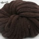 thumbnail image 1 of Zhuge Hilo de chenilla súper suave y cálido de 250 g para manta de punto, hilo de lana grueso para hacer tú mismo, perfecto para cualquier tejido y crochet, café, 1 of 4