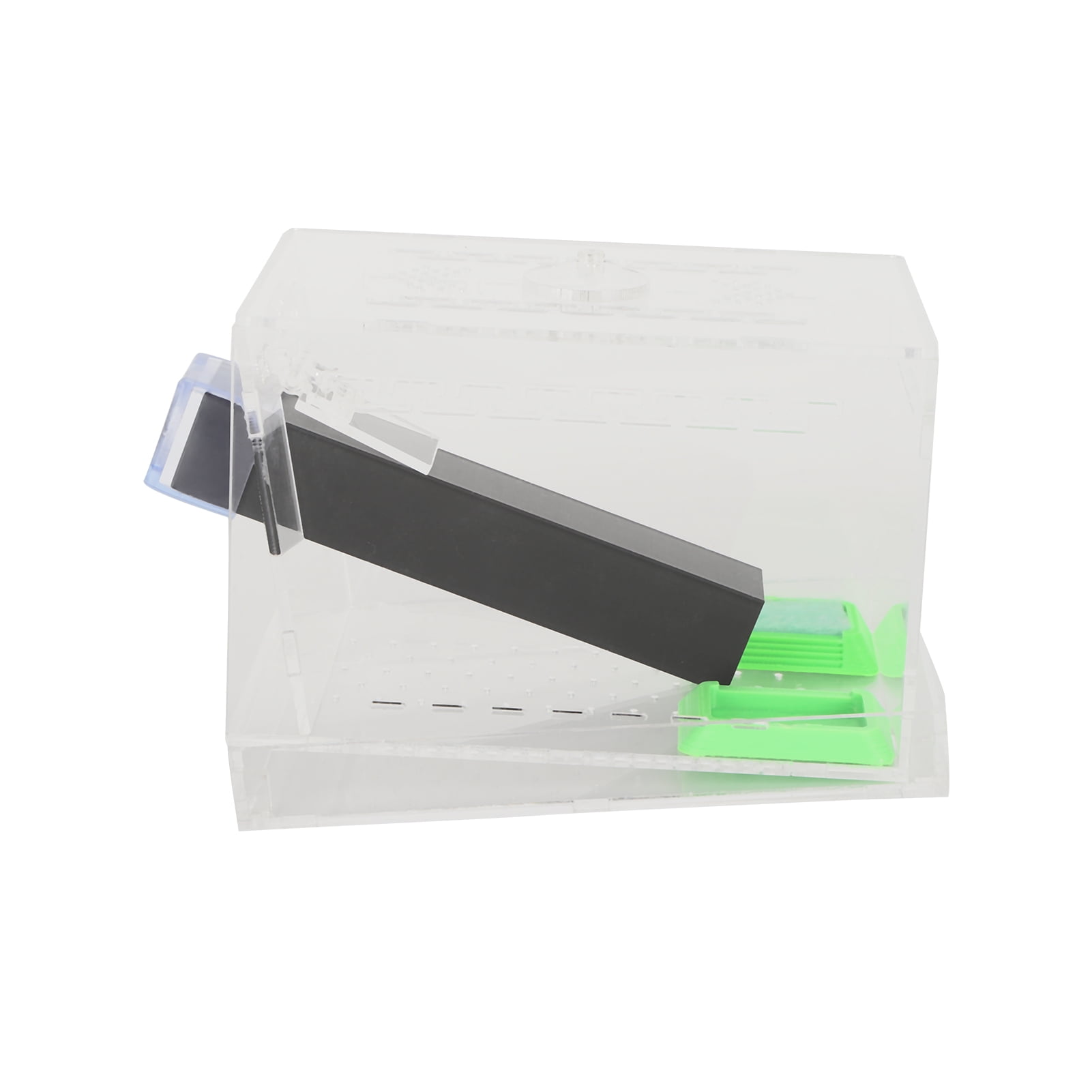 Medium Cricket Pen Kricket Keeper Reptile Green Plastic Clear No Dispenser  Tubes