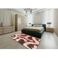 thumbnail image 4 of Ahgly Company Indoor Rectangle Abstract Chestnut Brown Abstract Area Rugs, 7' x 9', 4 of 6