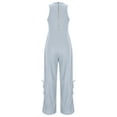 thumbnail image 5 of Uaswgudfs Womens One Piece Jumpsuits Sleeveless Wide Leg Jumpsuit Dressy Loose Overalls Vacation Outfits Mint Green L, 5 of 9