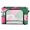 Pink-strawberry Print, variant on Collapsible Water-Resistant Storage, Double-door Storage Bins for Closet Organizers Purple Lamb Printed 16.9"x11.4"x10"