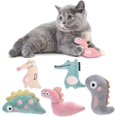 thumbnail image 1 of Juguetes de peluche de hierba para gatos, 5 piezas, juguetes de peluche de hierba para gatos, juegos de limpieza, juegos de gatitos, aperitivos de entrenamiento, 1 of 5