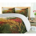 thumbnail image 5 of Ambesonne Country Duvet Cover Sets, Portland Japan Garden, 2-Queen, Red Yellow Green, 5 of 7