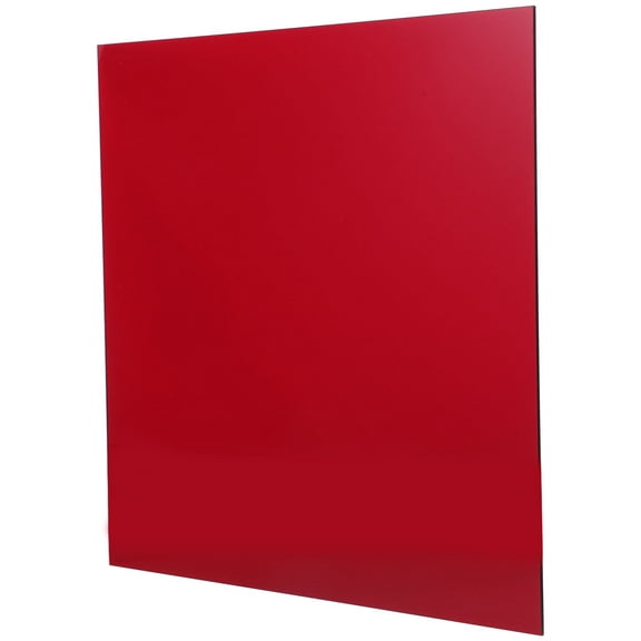 SEWCHICS Thick Transparent Plastic Sheet Acrylic Red Use For Furniture 1Pcs