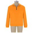 thumbnail image 5 of RRMuAzgs Men's Quarter Zip Up Pullover Long Sleeve Casual Sweatshirt Lightweight Stand Up Collar Solid Color Sweaters, 5 of 6
