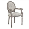 thumbnail image 2 of Arise Dining Armchair Set of 4 in Beige, 2 of 4