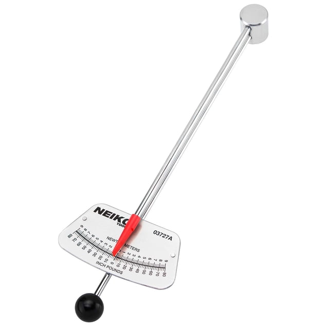 Llave dinamométrica Neiko 03727A, barra motriz de 1/4 pulgadas SAE y MM