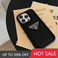thumbnail image 2 of Funda De Silicona De Lujo 3D Prada Logo INS Coreano Deluxe Mate TPU Para iPhone 14Pro Max 11 13 12 Pro 14 Plus A Prueba De Golpes, 2 of 4