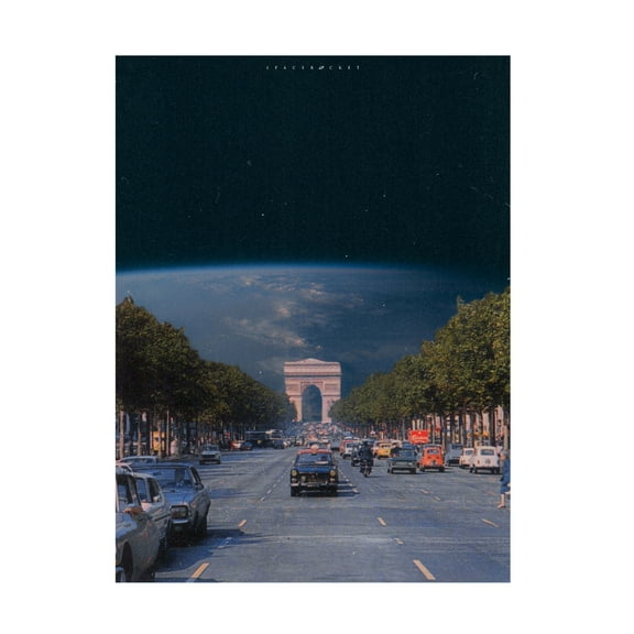 Trademark Fine Art spacerocket art 586 Canvas Wall Art