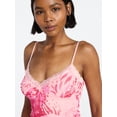 thumbnail image 4 of No Boundaries Lace Trim Mesh Camisole Top, Women's XXS-XXL, 4 of 5