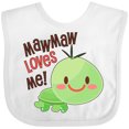 thumbnail image 3 of Inktastic Mawmaw Loves Me Cute Turtle Boys or Girls Baby Bib, 3 of 4
