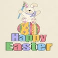 thumbnail image 3 of CafePress - Happy Easter Artist Bunny Light T Shirt - Men's Classic Graphic T-Shirt, 3 of 4