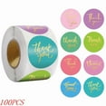 thumbnail image 1 of Blue 1 Inch Thank You Envelope Sealing Stickers for Wedding Gifts 50-500 Pieces, 1 of 6