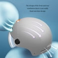 thumbnail image 3 of Naiovety Protéjase con nuestros duraderos cascos para bicicletas eléctricas Cascos para motocicletas Equipos para ciclismo Medios cascos Ciclismo Polvo de helado Estilo de espejo único, 3 of 6