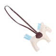 thumbnail image 1 of Handmade Pu Leather Horse Keychain Animal Key Chain For Women Bag Keychain Charm, 1 of 4