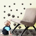 thumbnail image 3 of Impresiones de vinilo divertidas de pata de perro y gato para habitación de niños, pegatinas para el hogar, pegatinas de pared DIY, puerta de armario, plato de comida, pegatina para cuenco de cocina, 3 of 5