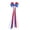 A, variant on 1PC 4th of July Hair Bow Clip Red White Blue Patriotic Ribbon Alligator Clip Long Tail Cheer Bow Independence Day Accessories Red White and Blue Decorations