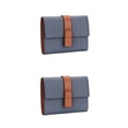 thumbnail image 4 of Sonducket Monedero de cuero para mujer, tríptico Rectangular, elegante tarjetero de Color sólido, compartimento para efectivo, carpeta de Type2 NO2, 4 of 6