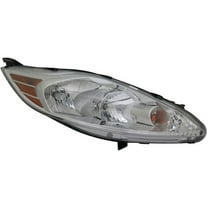 Right Headlight Assembly - Compatible with 2011 - 2013 Ford Fiesta 2012