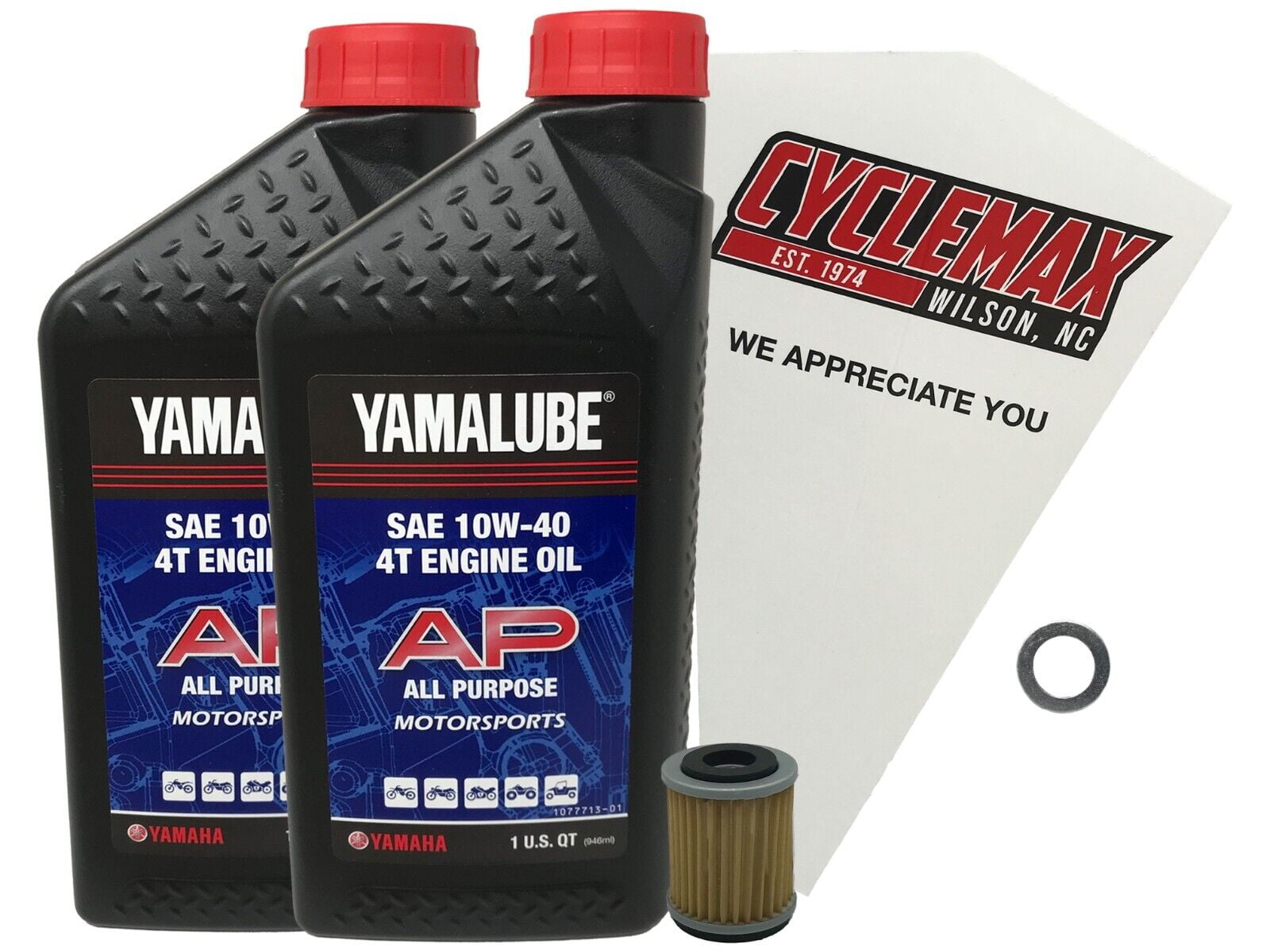 7747 YAMALUBE GEAR OIL 1L×15缶セット Cyclemax Standard Yamalube Oil Change Kit fits 2004-2013 Yamaha