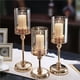 thumbnail image 4 of Candelabro De Vidrio Candelabro De Pie Estable Candelabro De Estilo Europeo Luz De Banquete Candelabro Multiusos Decoración Para El Hogar Oficina Hotel matsuzay HA026767-03, 4 of 7