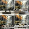 thumbnail image 6 of Peel and Stick Wallpaper Canvas Birch Trees Abstract Forest Branches Landscape Colorful Nature Modern Modern Art Wall Mural Decor Self Adhesive and Removable 69in x 98in, 6 of 6