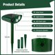 thumbnail image 2 of Ahuyentador de pájaros, ahuyentador de gatos verde, ahuyentador de animales con energía solar, ahuyentador ultrasónico, ahuyentador exterior impermeable con sensor de movimiento y luz intermitente para perros de granja, pájaros, zorros. oso de fresa Electrónica, 2 of 5