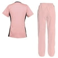 thumbnail image 2 of Women's Scrubs Set Scrub Top and Pants Scrubs Set, 2 of 3