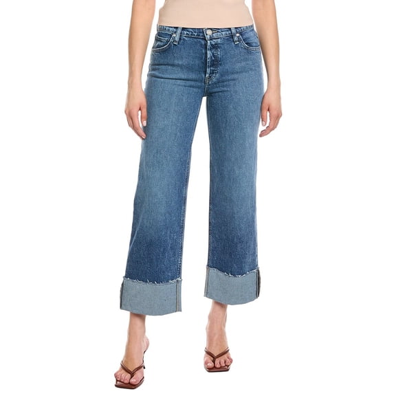 HUDSON Jeans womens  Rosie High-Rise Mallorca Wide Leg Jean, 26, Blue