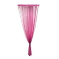 marioyuzhang Leaves Sheer Curtain Tulle Window Treatment Voile Drape