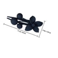 thumbnail image 2 of unbranded 3Ud Clips Para El Franceses Negros Con De Flor Para Peinados Y, 2 of 8