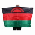 thumbnail image 1 of Malawi World Cup fan team cloak flag shawl football powerhouse club cloak advertisement shawl flag, 1 of 4
