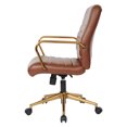 Baldwin Mid-Back Faux Leather Chair - Walmart.com