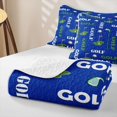 thumbnail image 4 of Erosebridal Golf Club Print Twin Quilt Set,Ball Sport Games Twin Coverlet Set For Boys,2pcs, 4 of 7