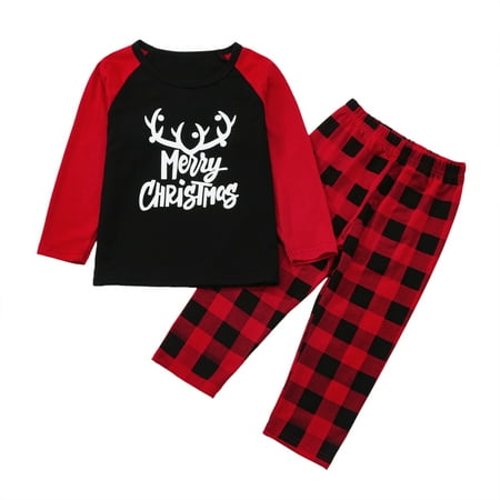 

Lightweight Knit Family Matching Pajama PJ Sets For Christmas And Halloween