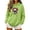 T-Green halloween costumes for women, variant on DIOAZUD Halloween Sweatshirts Women Spooky Graphic Pullover Hoodies Fall Classic Long Sleeve Shirt Tops Halloween Costumes